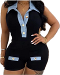 Blue black bodysuit