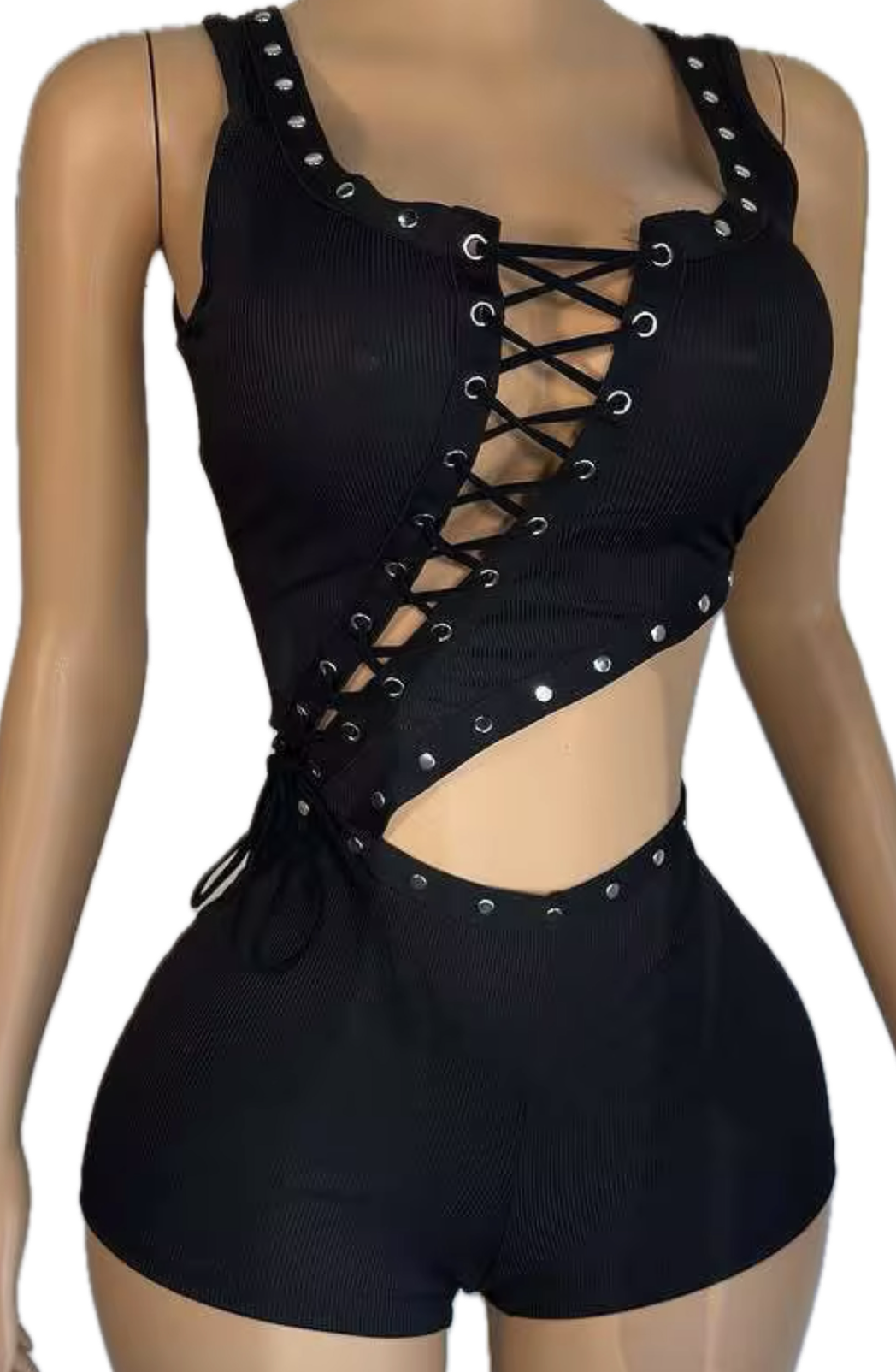 Black short set